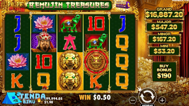Temujin Treasures Slot Online Cuan dari Warisan Kaisar!