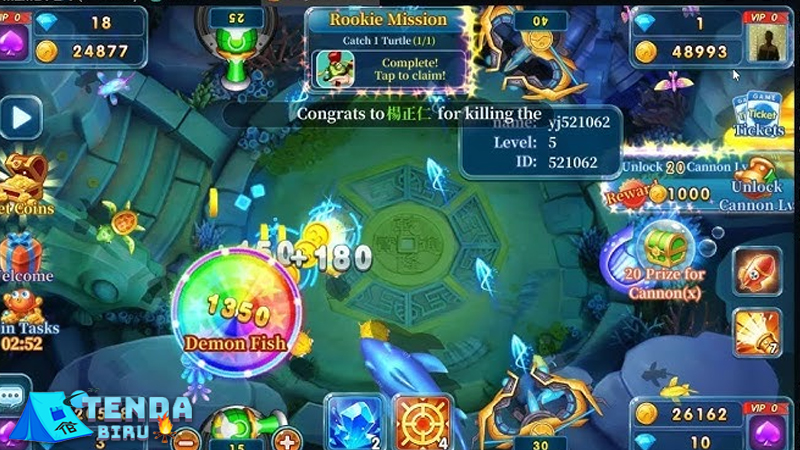 Fishhunting Golden Toad Slot Tembak Ikan yang Greget!