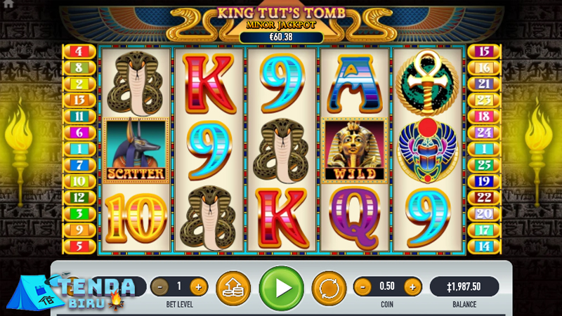 Slot Kuno Teknologi Ruby8000 Akses Login VIP King Tut's Tomb!