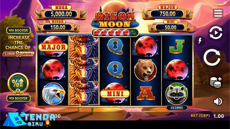 Bison Moon Slot dengan 99 RTP Cnnslot Stabil