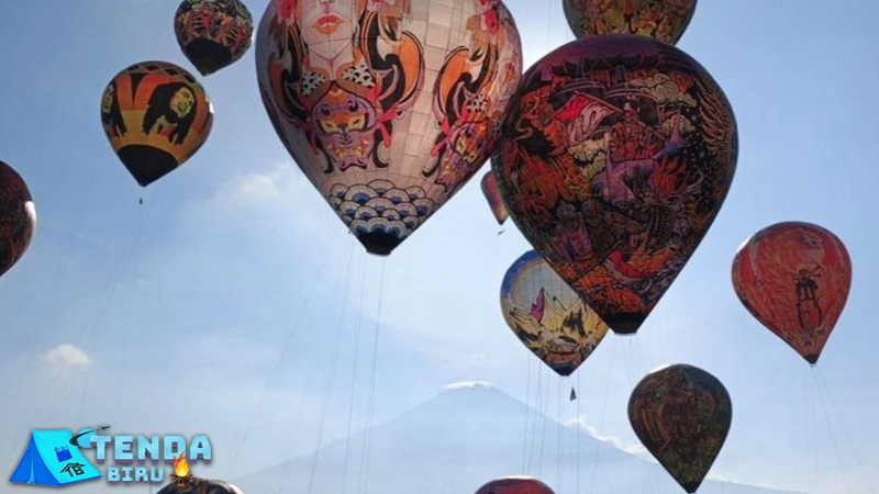 50 Balon Udara Hiasi Indah Semayu Wonosobo