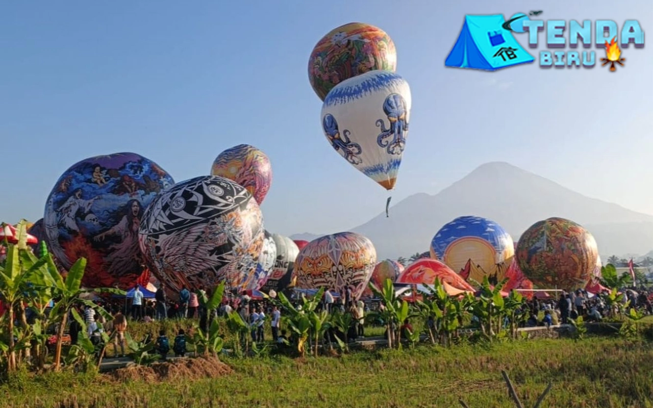 50 Balon Udara Hiasi Indah Semayu Wonosobo