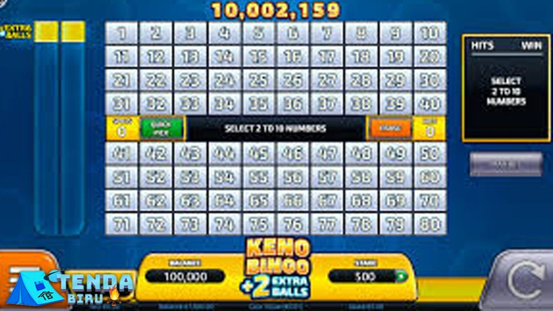 Keno Extra Bet Aktifin Jangan Asal Pasang 4 Nomor